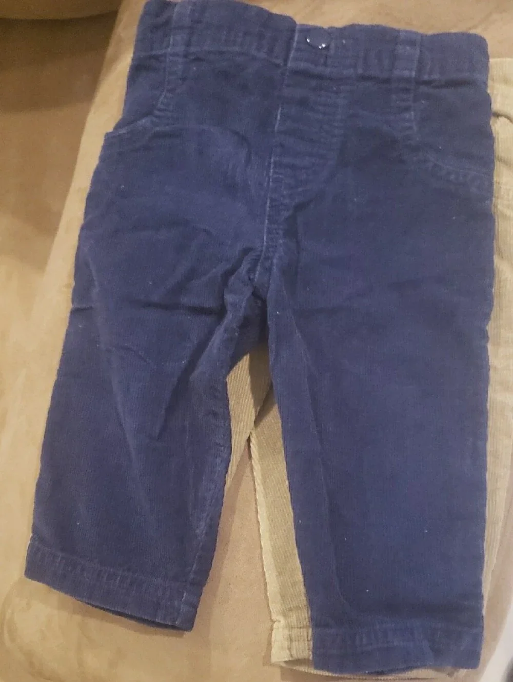 4 Kids Elastic Waist Pull-On Bottoms - Black, Blue, Navy, Tan 6/9 Month